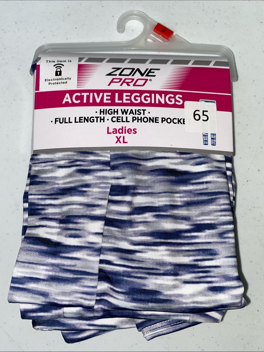 Zone Pro Ladies XL Active Leggings -  Pattern